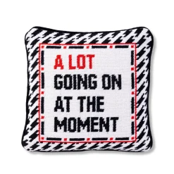 Furbish Studio Home & Gift*A Lot Going On Needlepoint Pillow