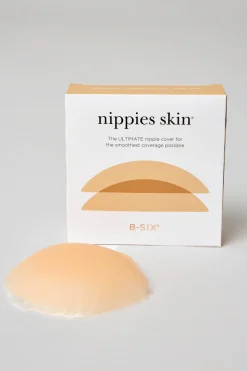 B-Six Bride To Be Dresses*Adhesive Nipple Covers - Creme