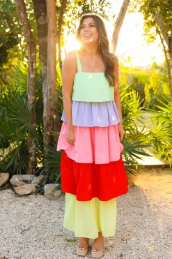 BuddyLove Clothing Label Sleeveless Dresses | Vacation Dresses*Agnus Tiered Maxi Dress -