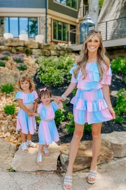 BuddyLove Clothing Label Tween | Tween + Girls*Ainsley Girl's Top and Skirt Set - Cotton Candy