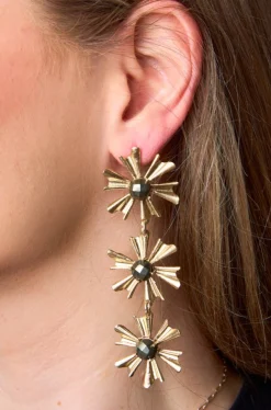 Ever Alice Jewelry*Alli Statement Earrings - Pyrite