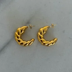 Chansuttpearls Jewelry*AMELIA HOOPS EARRINGS