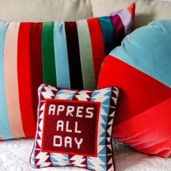 Furbish Studio Home & Gift*Apres Ski Needlepoint Pillow