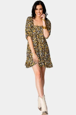BuddyLove Clothing Label Short Sleeve Dresses | Mini Dresses*Becca Baby Doll Short Dress -