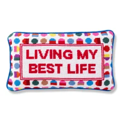 Furbish Studio Home & Gift*Best Life Needlepoint Pillow