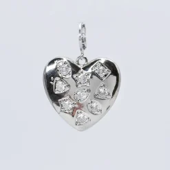 Treasure Jewels, Inc. Jewelry*Big Heart Silver Charm