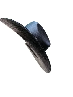 Rhinestone Cowgirl Hats*Blacked Out Hat - Underneath Only
