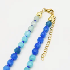 Treasure Jewels, Inc. Jewelry*Blue Gemstone Necklace