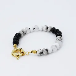 Treasure Jewels, Inc. Jewelry*Brooke Bracelet Black and White