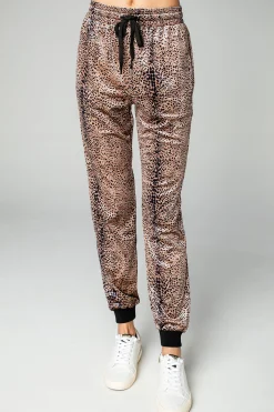 BuddyLove Clothing Label Pajamas | Bottoms*BuddyLove Meadow Velour Joggers - Roar