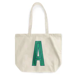 CB Studio Home & Gift*Canvas Tote - Single Initial - Navy Green - NEW!