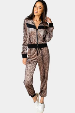 BuddyLove Clothing Label Pajamas | Outerwear*Carmela Velour Track Jacket - Roar
