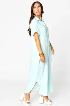 BuddyLove Clothing Label Short Sleeve Dresses | Vacation Dresses*Carmen Cover Up Caftan Maxi Dress -