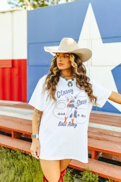 Wild Junkie Tops*Classy Sassy Bad Assy Graphic Tee