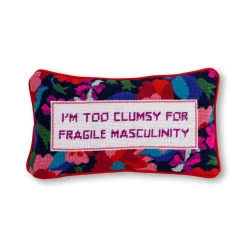 Furbish Studio Home & Gift*Clumsy Needlepoint Pillow