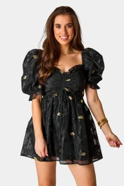 BuddyLove Clothing Label Short Sleeve Dresses | Party Dresses*Colby Puff Sleeve Mini Dress - Koi