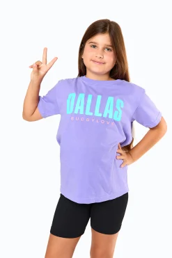 BuddyLove Clothing Label Tween | Tween + Girls*Dallas Youth Graphic Tee - Violet
