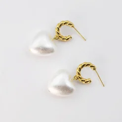 Treasure Jewels, Inc. Jewelry | Bride To Be Dresses*Darling Pearl Gold Earrings