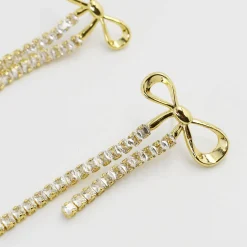 Treasure Jewels, Inc. Jewelry*Elegance Bow Gold Earring