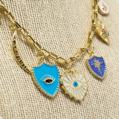 Mary Kathryn Design Jewelry*Enchanted Blue Night Charming Necklace