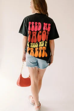 Shop Karma Tees Tops*Feed Me Tacos Graphic Tee