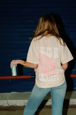 Shop Karma Tees Tops*Fueled By Energy Drinks and Anxiety Graphic Tee