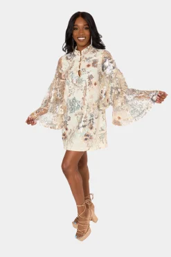 BuddyLove Clothing Label Long Sleeve Dresses | Party Dresses*Gayle Long Sleeve Mini Dress - Smitten