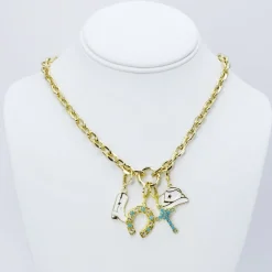 Treasure Jewels, Inc. Jewelry*Girlie Rodeo Charm Necklace