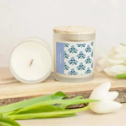 CB Studio Home & Gift*Glass Candle - Betsy Blue (Ocean Breeze)