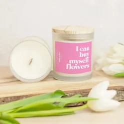 CB Studio Home & Gift*Glass Candle - Flowers (Bohemian Rose)
