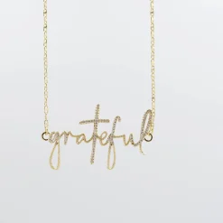 Treasure Jewels, Inc. Jewelry*Grateful Necklace Gold