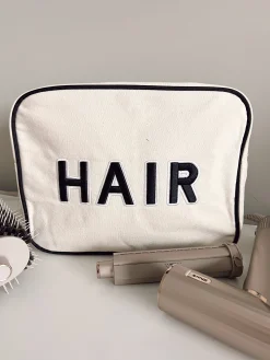 KenzKustomz Handbags*Hair Canvas XL Bag - Black Trim