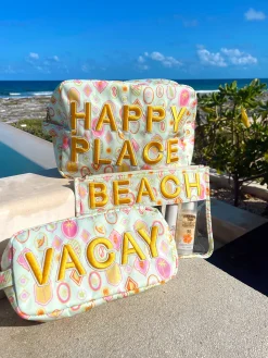 KenzKustomz Handbags*Happy Place - Mint Palms XL