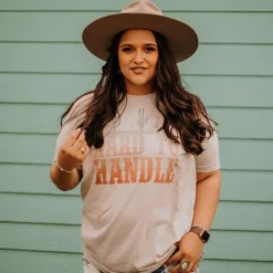 Wild Junkie Tops*Hard to Handle Graphic Tee