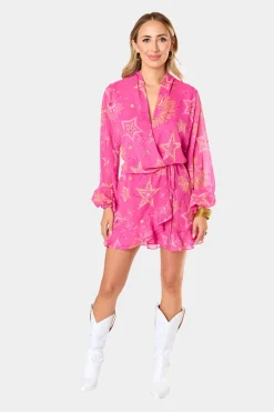 BuddyLove Clothing Label Rompers*Jace Long Sleeve Romper - Baton Rouge