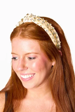 Gemelli Hair Accessories*Jerri Headband - Cream