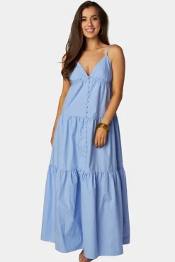 BuddyLove Clothing Label Vacation Dresses | Bump Friendly*Kenna Tiered Maxi Dress -