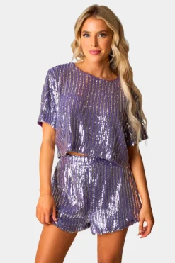 BuddyLove Clothing Label Sets*Laura Sequin Set - Purple