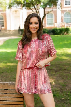 BuddyLove Clothing Label Sets*Laura Sequin Set - Red
