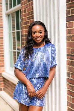 BuddyLove Clothing Label Sets*Laura Sequin Set - Royal Blue