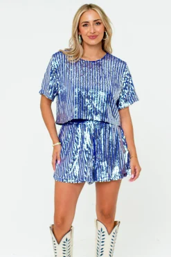 BuddyLove Clothing Label Sets*Laura Sequin Set - Royal Blue