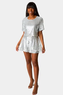 BuddyLove Clothing Label Sets | Party Dresses*Laura Sequin Set - White