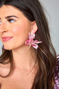 Linny Co Jewelry*xx BL Fawna Statement Earrings - Sweetheart