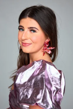 Linny Co Jewelry*xx BL Fawna Statement Earrings - Sunset