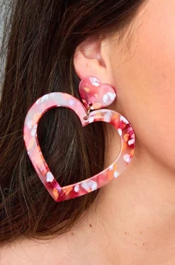 Linny Co Jewelry | Bride To Be Dresses*xx BL Grayson Statement Earrings - Sunset