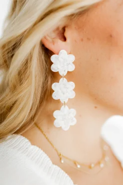 Linny Co Jewelry | Bride To Be Dresses*xx BL Zoey Statement Earrings - Shore