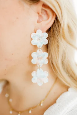 Linny Co Jewelry*xx BL Zoey Statement Earrings - Shell