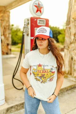 Wild Junkie Tops*Lone Star Texas Graphic Tee