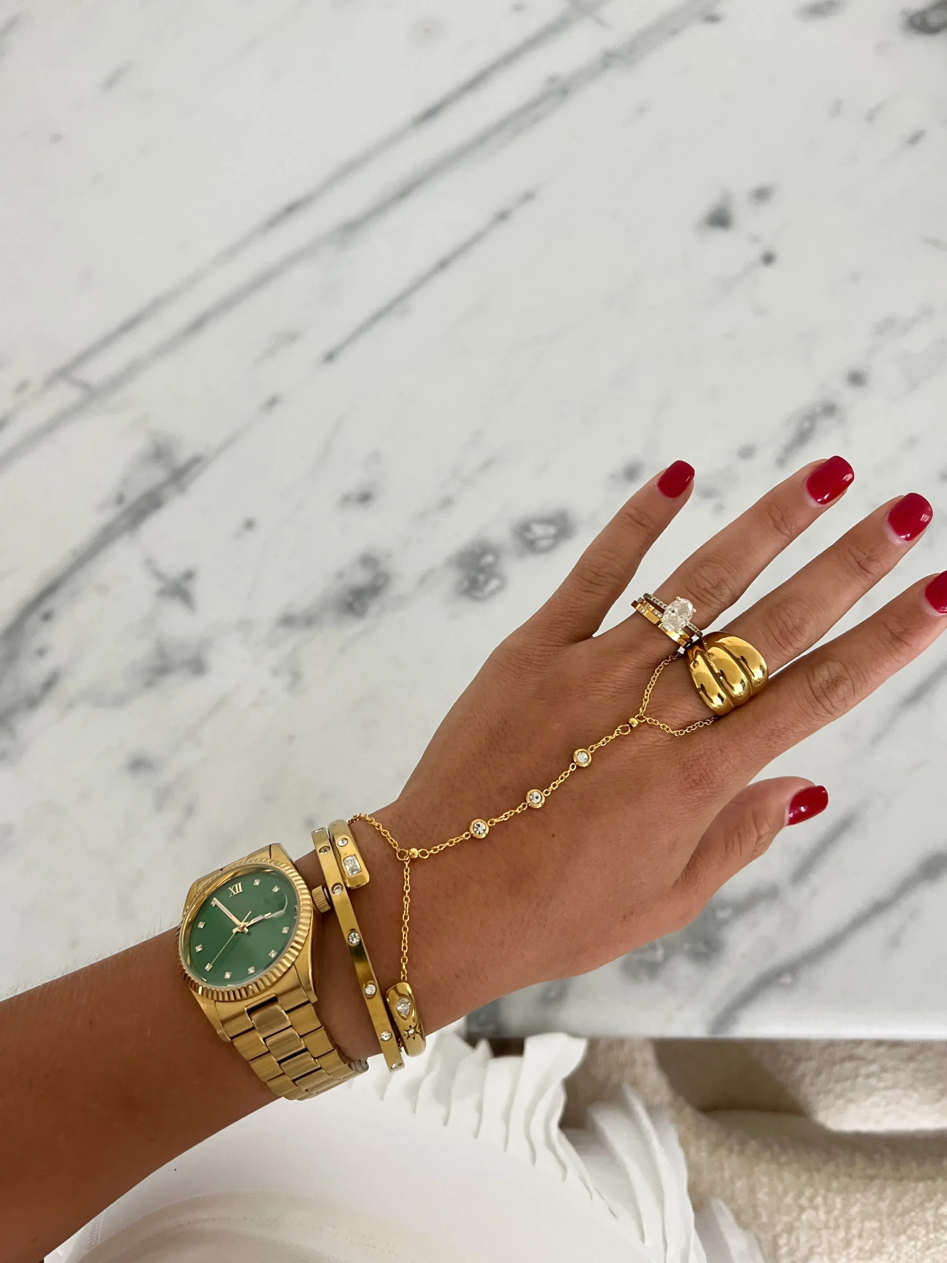 Chansuttpearls Jewelry*LUXE HAND CHAIN