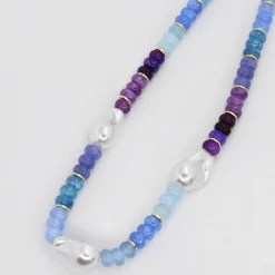 Treasure Jewels, Inc. Jewelry*Mermaid Pearl Gemstone Necklace
